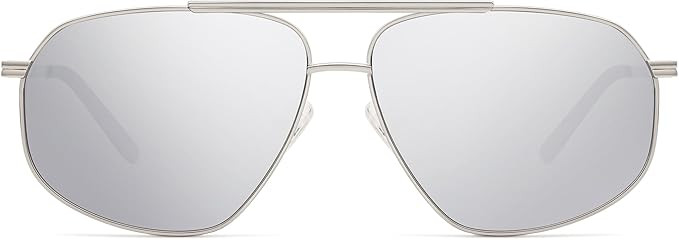 SOJOS Classic Retro Hexagonal Aviator Sunglasses for Women Men Vintage Polygon Sunnies SJ1200 | Amazon (US)