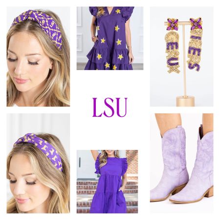 LSU gameday
Coupon code: christina15

LSU tigers. LSU football. Gold and purple outfit. Geaux tigers. LSU rush. LSU outfit. 

#LTKU #LTKBacktoSchool #LTKFind