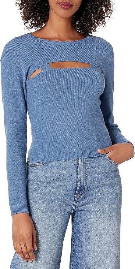 The Drop Women's Nomi Cut-Out Sweater | Amazon (US)