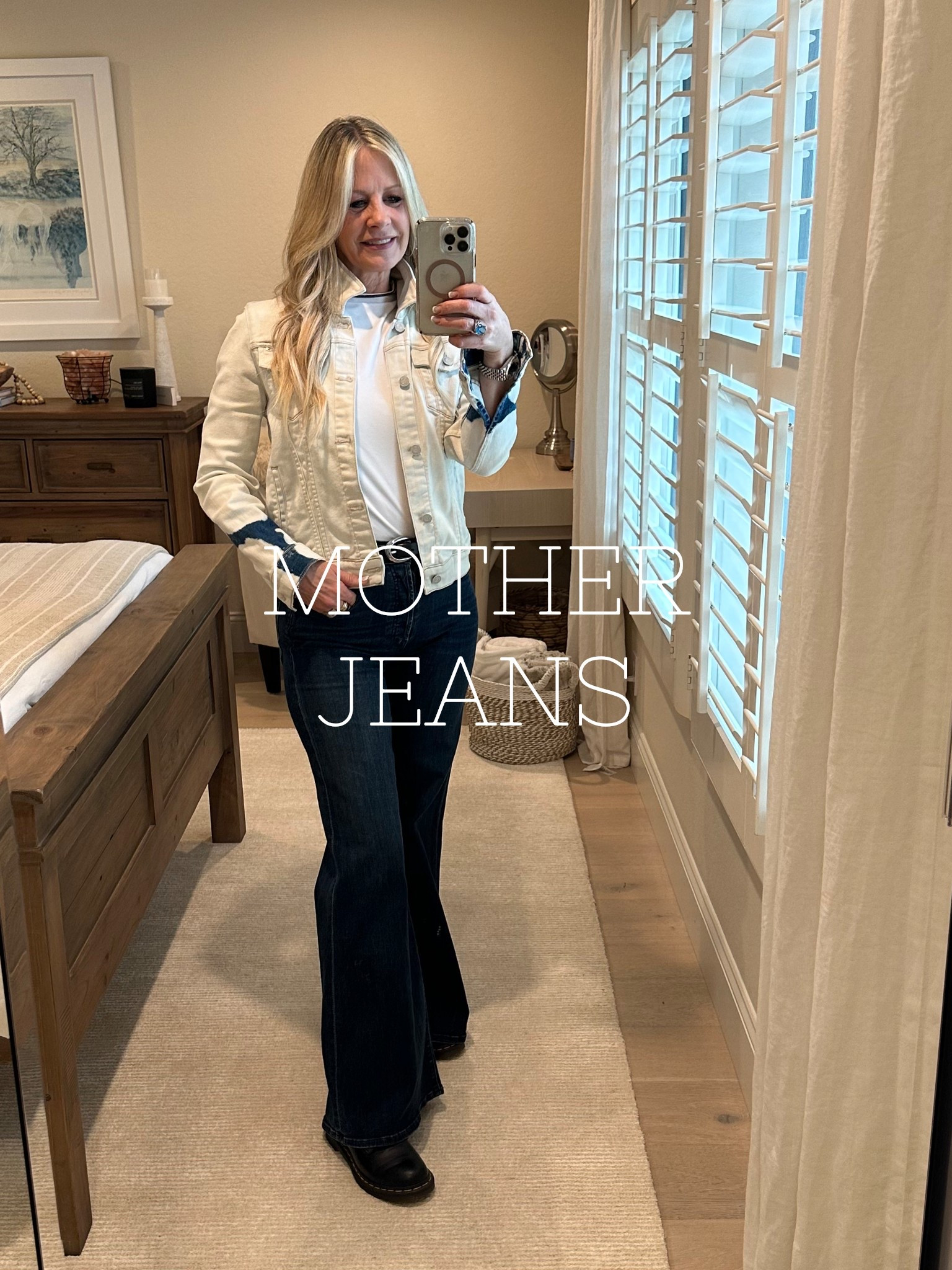 Loving the confirming & style of these Mother jeans & bleached denim jacket. 

Red Carpet of Life, LTK over 50, 

#LTKWorkwear #LTKTravel #LTKStyleTip