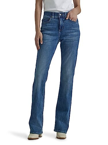 Lee Women's Ultra Lux Comfort with Flex Motion Bootcut Jean, Indigo Facet, 4 Petite | Amazon (US)