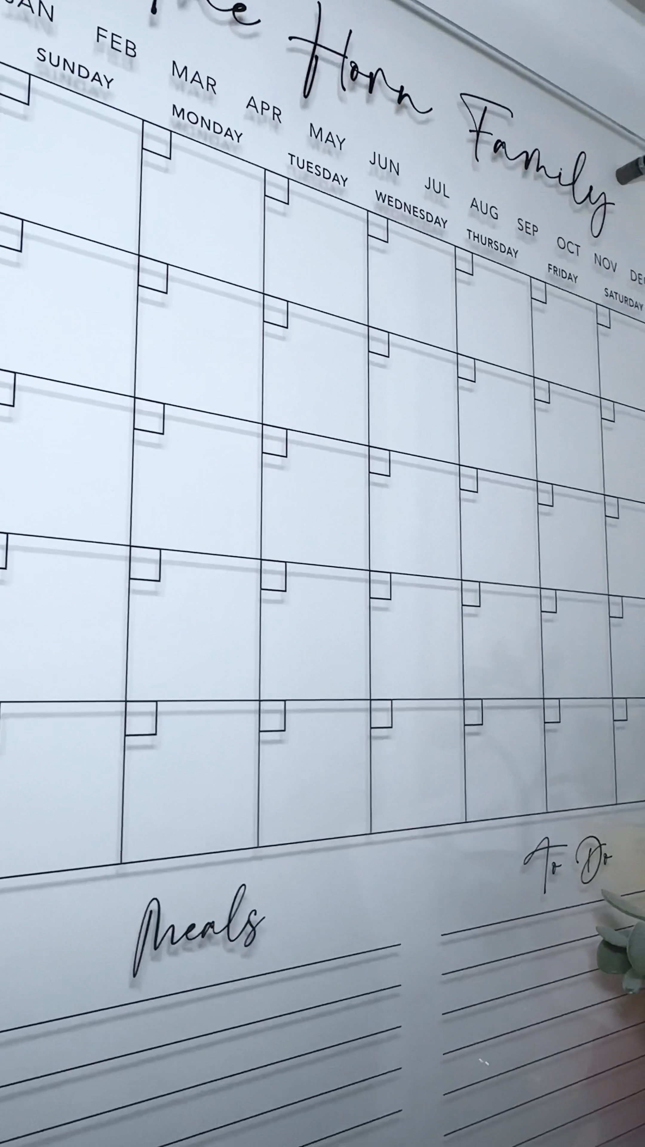 Personalized family calendar. Clear acrylic calendar. We have ours on the side of our kitchen cabinets. Love the look and sleek design! We list all our doctor appointments, sporting events etc for the family. Tap below to shop and follow for more! Xx

#LTKGiftGuide #LTKHoliday #LTKfamily