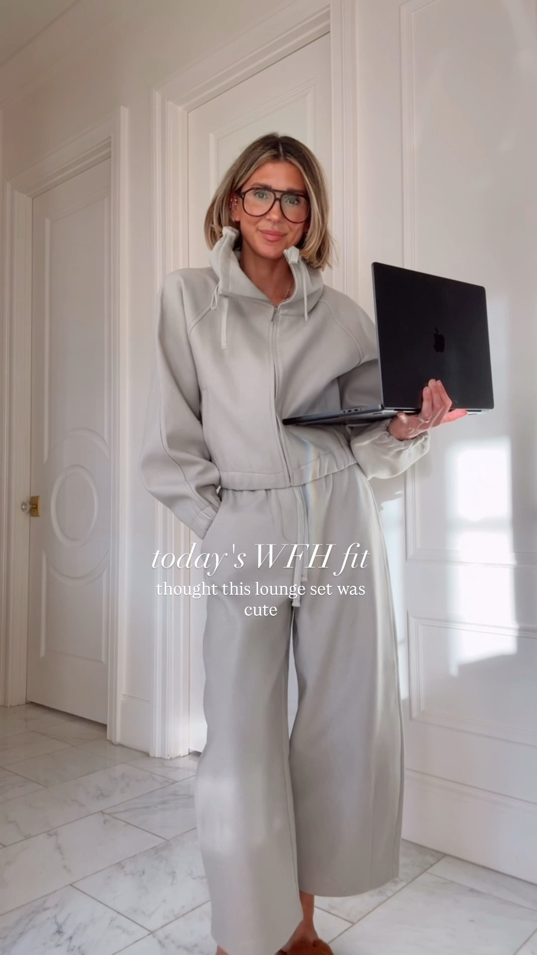 WFH lounge set - wearing size xs in bottoms and top 