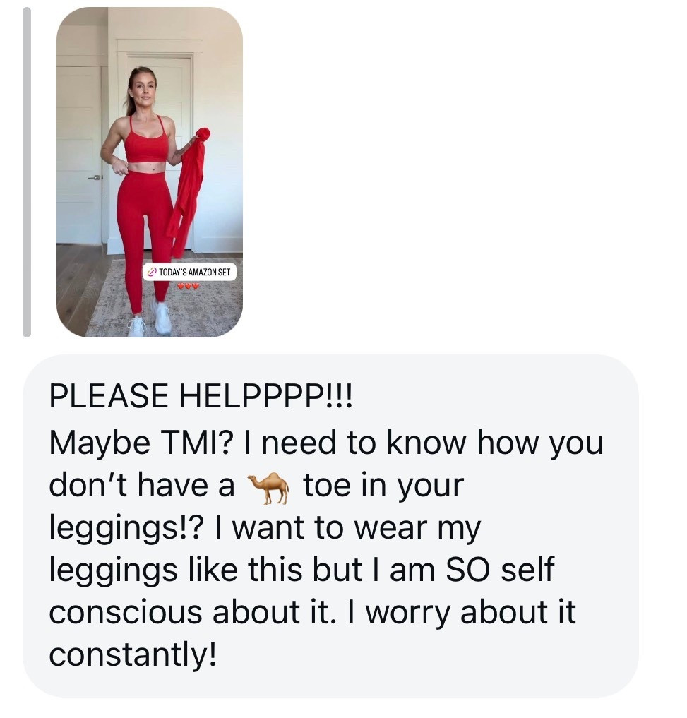 Linking my favorite thongs to wear with leggings + the panty liners I use!
Amazon workout set in Deep Red ❤️ Small sports bra / Small long sleeve / XS leggings 

#LTKActive