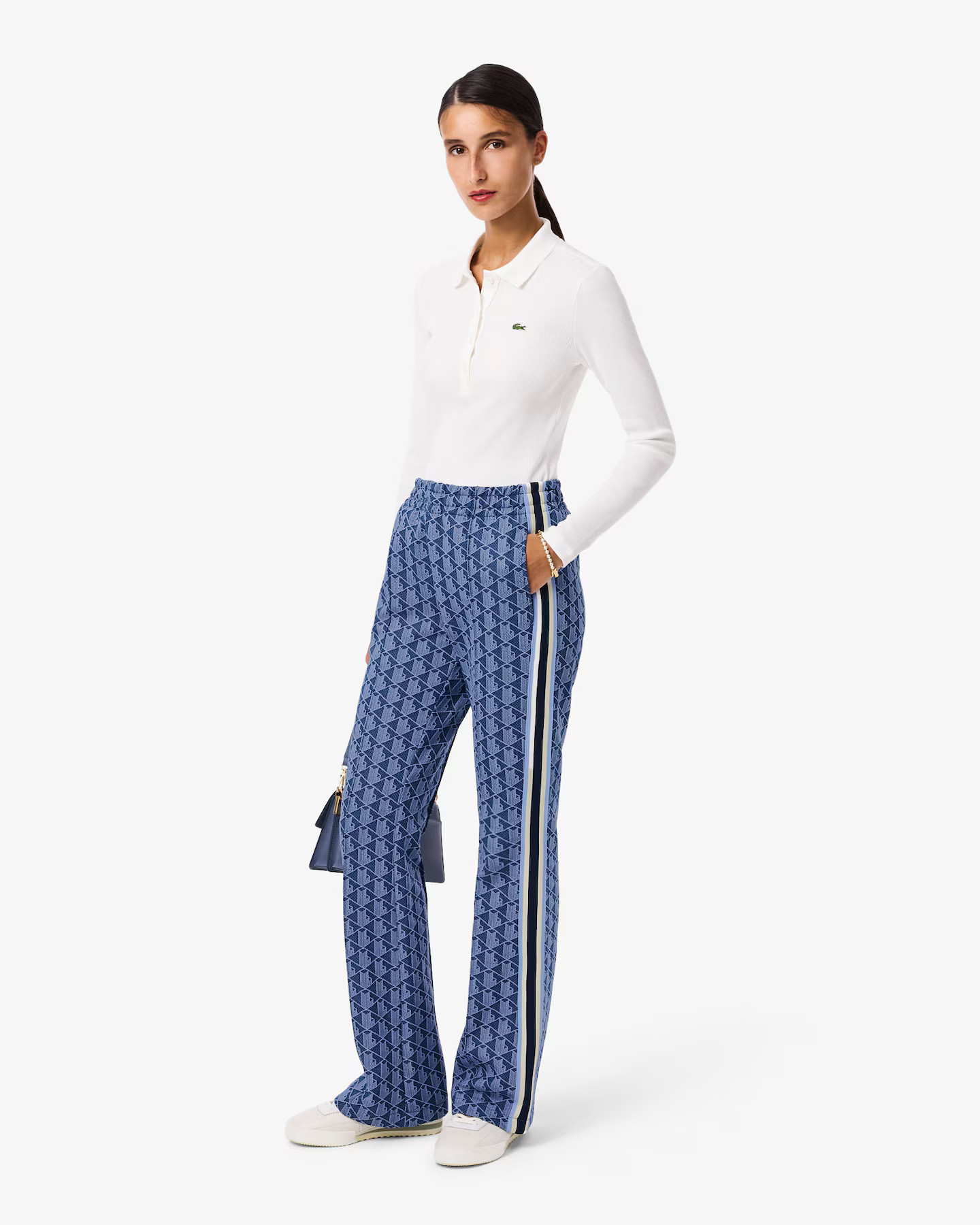 Women's Flared Monogram Sweatpants | Lacoste (US)