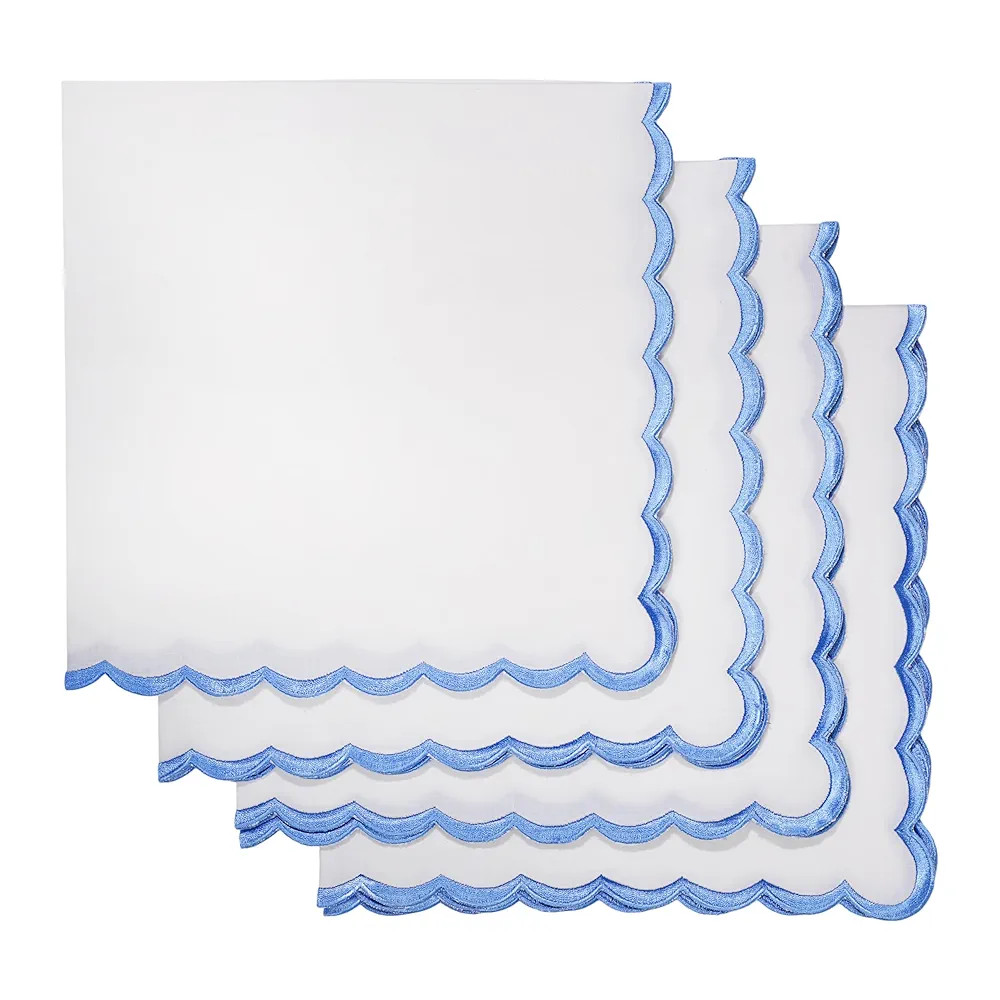 Ridhi Cloth Napkins 100% Pure Cotton Farmhouse Wedding Dinner Napkins for Halloween, Thanksgiving... | Amazon (US)