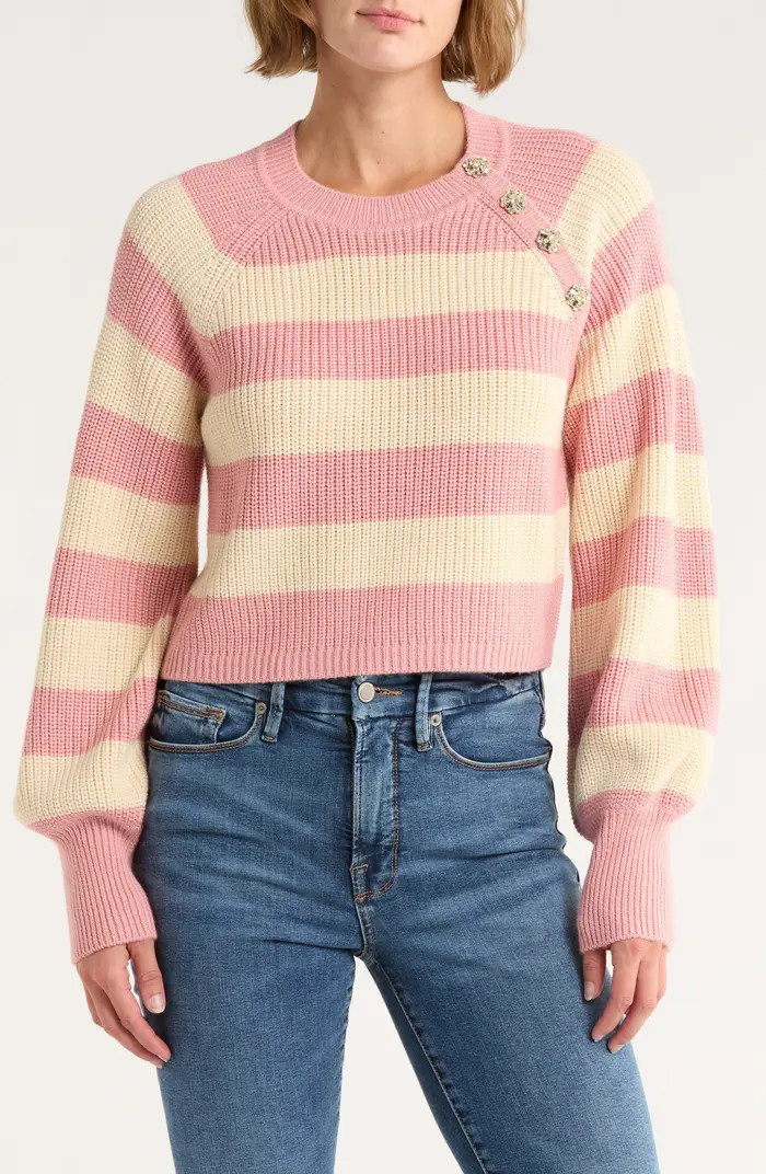 Keren Button Shoulder Sweater | Nordstrom Rack