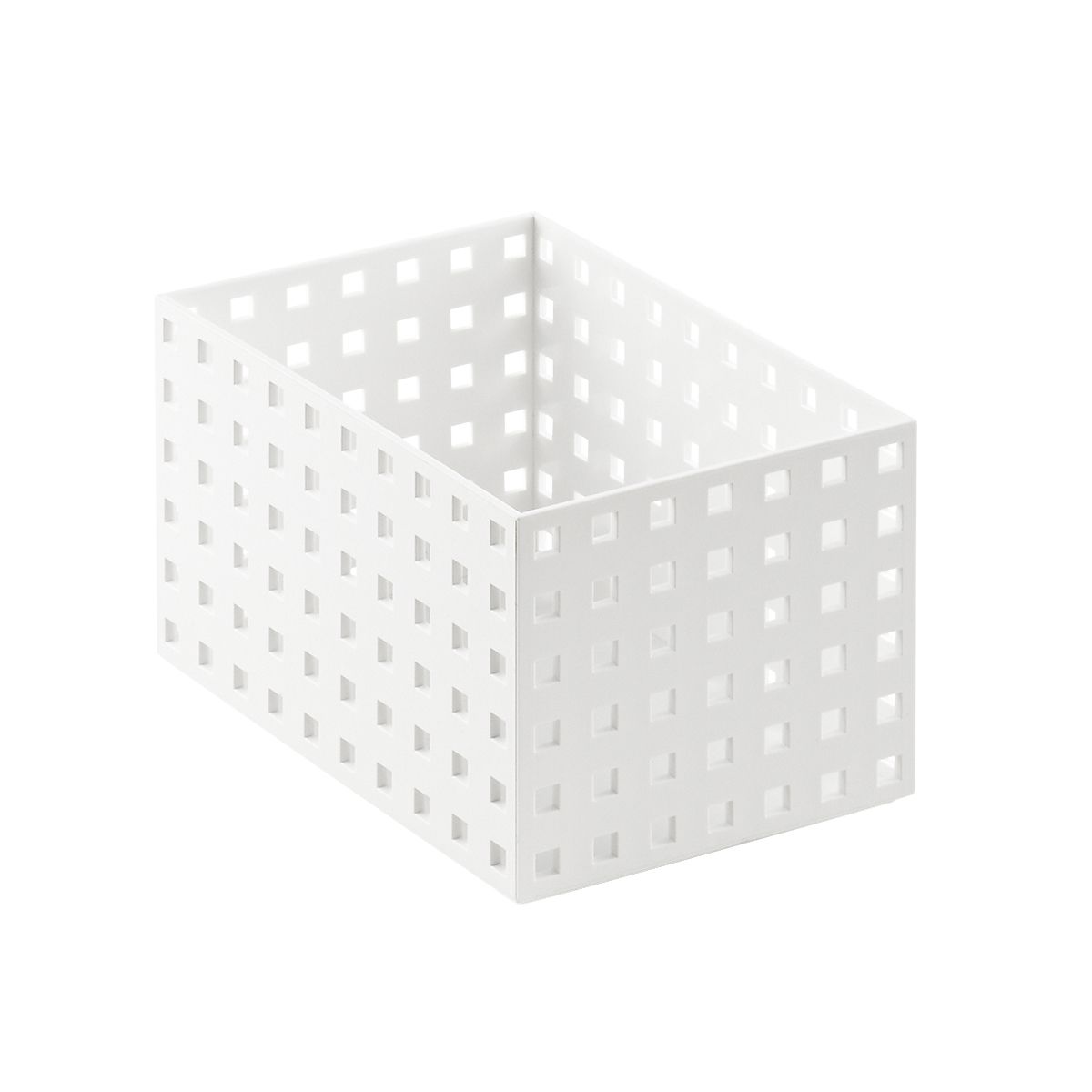 like-it Bricks 8-1/4" Medium Tall Bin WhiteSKU:100650704.853 Reviews | The Container Store