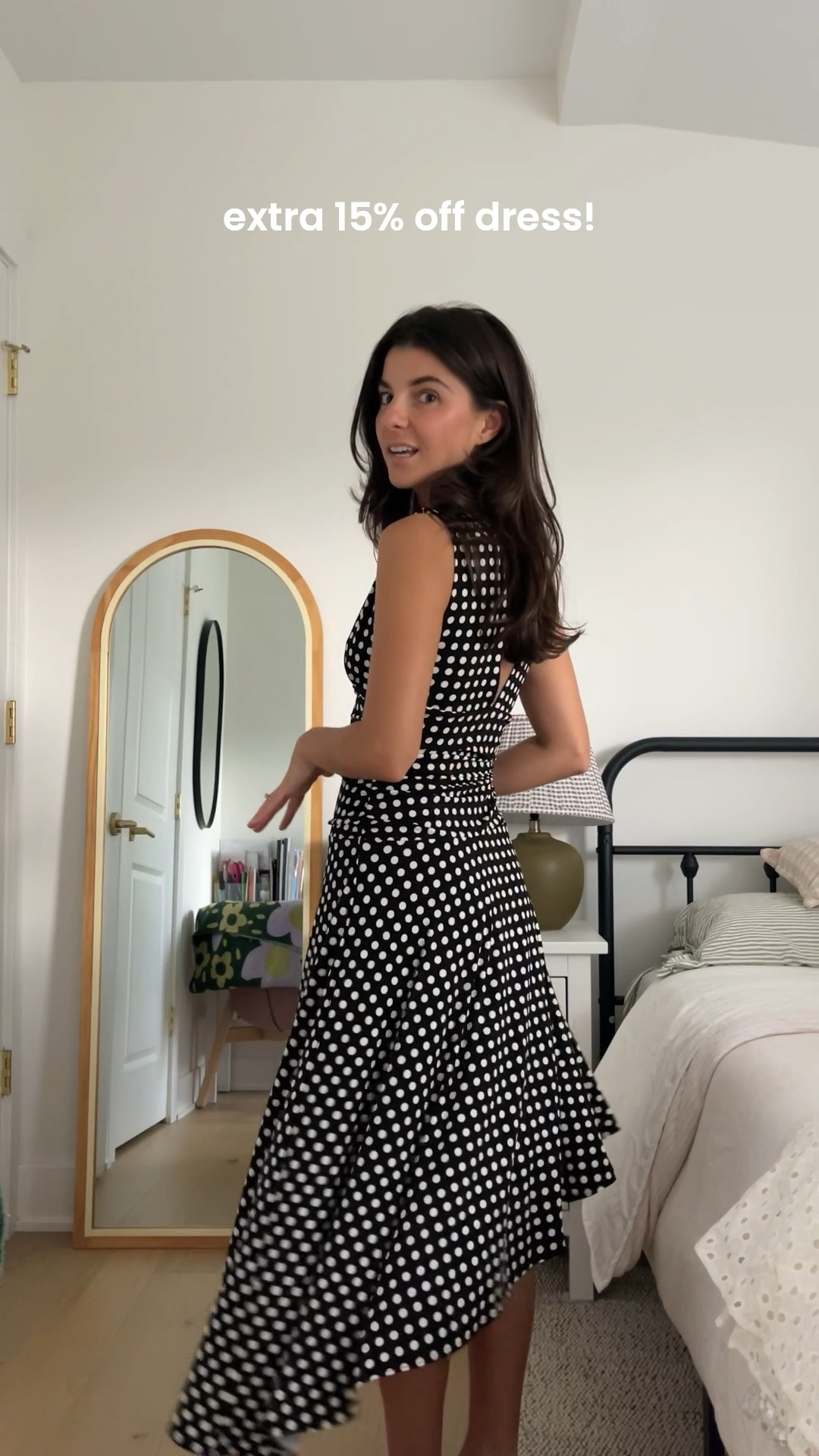 You can never go wrong with polkadots 🖤 use AFVIVIANE for extra 15% off, wearing xxs petite

#LTKSummerEdit #LTKFindsUnder100 #LTKSaleAlert