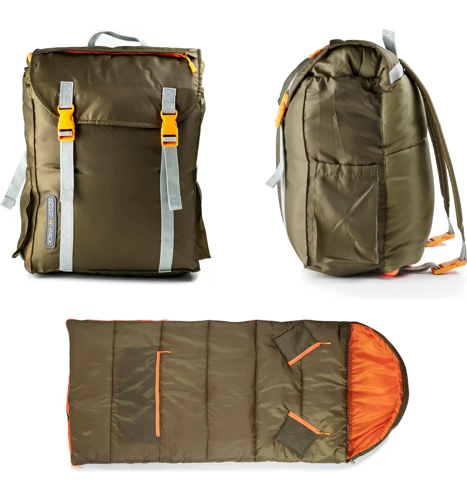 mimish Kids' Sleep-n-Pack Water Repellent Sleeping Bag Backpack | Nordstrom | Nordstrom