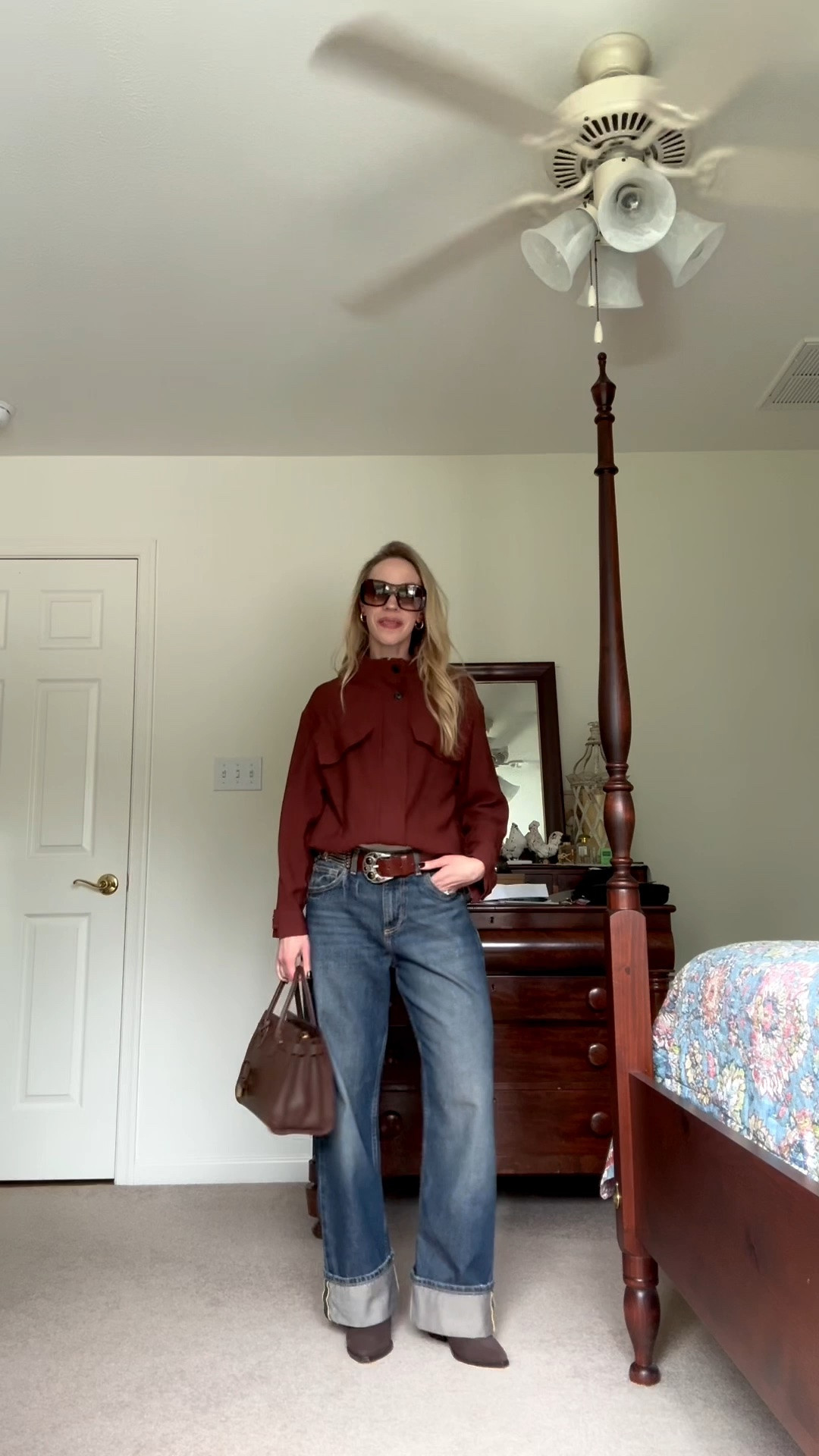Casual fall look over 40, funnel neck windbreaker jacket, @Zara western belt, cuffed baggy jeans, Isabel Marant boots

#LTKootd #LTKgrwm #LTKOver40