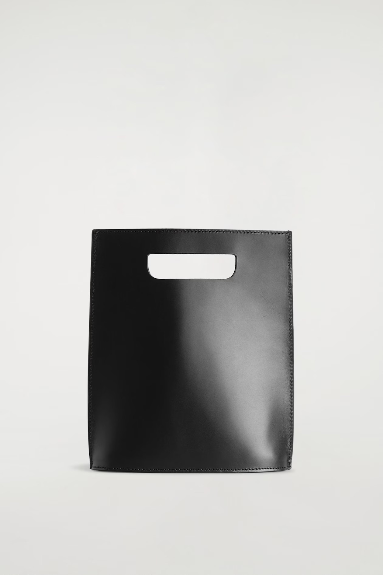 FOLIO MINI BAG - LEATHER - BLACK | COS | COS (EU)