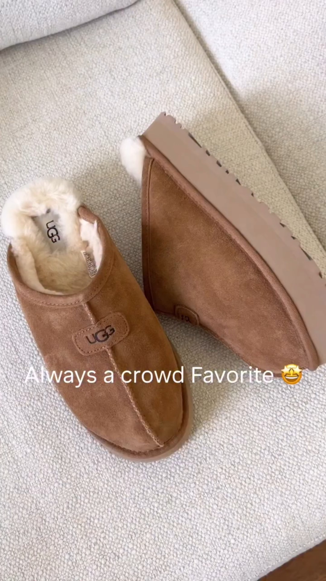 Ugg slippers for a cozy winter!❄️ 
It’s December 19th and the shipping window is closing FAST!
These slippers are always a crowd favorite.

Linking them several places including Amazon.(2-day shipping with Prime)

All of them are well stocked and have several colors available.

Check sizing on the website!  I found that they run tts. However you might want to size up a half size for a roomier fit.


#ugg #womenover50 #giftguide

#LTKGiftGuide #LTKHoliday #LTKSeasonal
