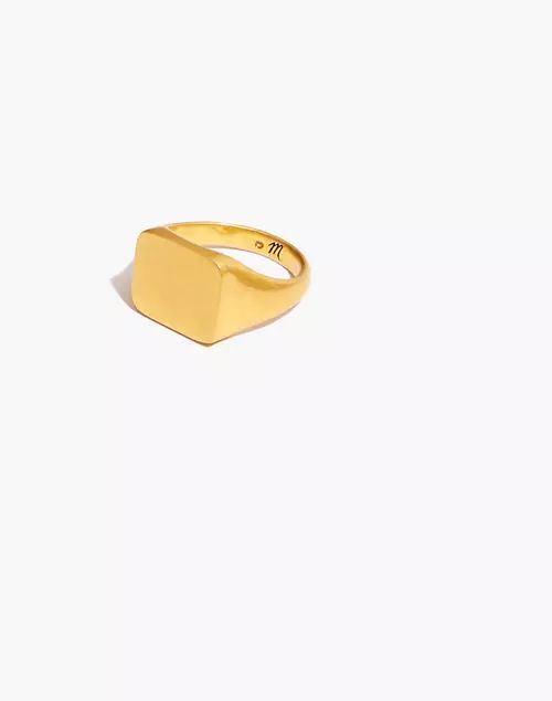 Chunky Signet Ring | Madewell