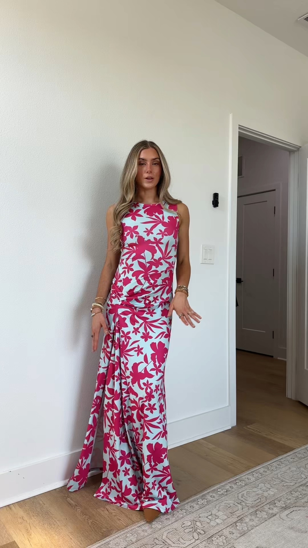 yet another wedding guest dress option from Baltic Born the higher leg slit is so good but I love the pink and blue color combo perfect for a summer wedding or even just as a vacation dress!! 😉 5’4/XS code is SLOANEBB15. 

#weddingguestdress #summerdresses #weddingguestdresses #summerweddingguestdress #summerdresshaul @Baltic Børn

#LTKootd #LTKSaleAlert #LTKWedding