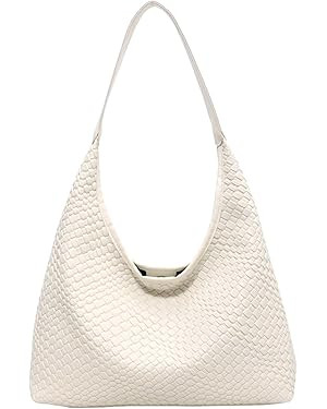 2026 Leather Tote Bag for Women Top-handle Shoulder Bag, Hobo Bags Large Capacity Soft Vegan Cros... | Amazon (US)