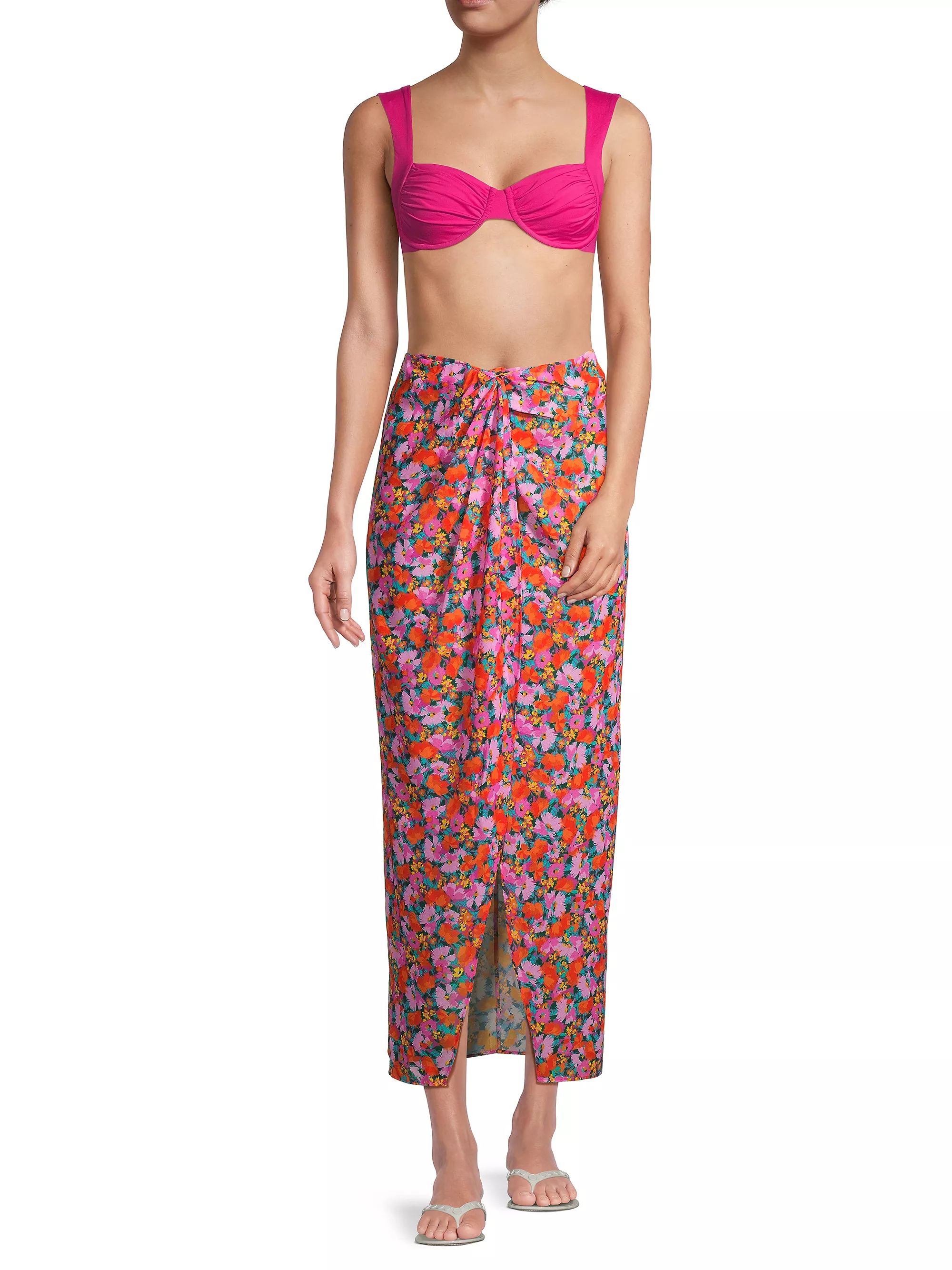 Mia Floral Cover-Up Skirt | Saks Fifth Avenue