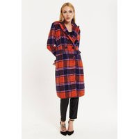 Womens House Of Holland Red Check Coat - 8 | NastyGal UK
