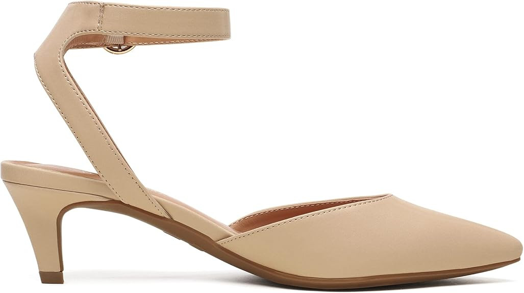 DREAM PAIRS Low Heels for Women Wedding Dress Closed Toe Pump Shoes | Amazon (US)