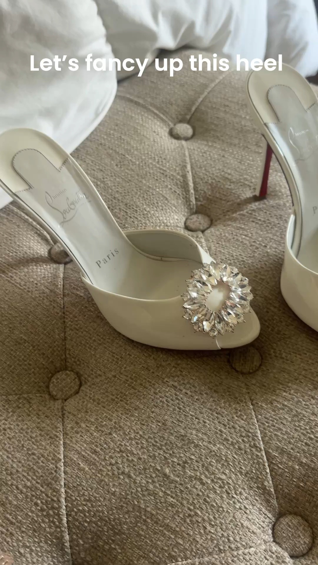 Love my white peep toe heels but sometimes I like to fancy them up with these affordable rhinestone shoe clips.

#LTKU #LTKWedding #LTKgrwm
