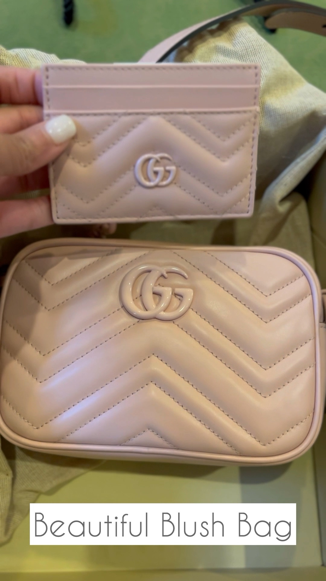 This blush Gucci Marmont purse and card case would make the perfect Valentine’s Day gift!🤍 

Valentine’s Day gift ideas. Luxury gift ideas. Gucci marmont. Card case. Crossbody purse. #LTKGiftGuide

#LTKitbag #LTKstyletip