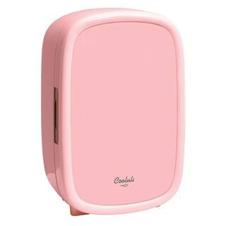 Beauty 0.42 cu. ft. Retro Mini Fridge in Pink without Freezer | The Home Depot