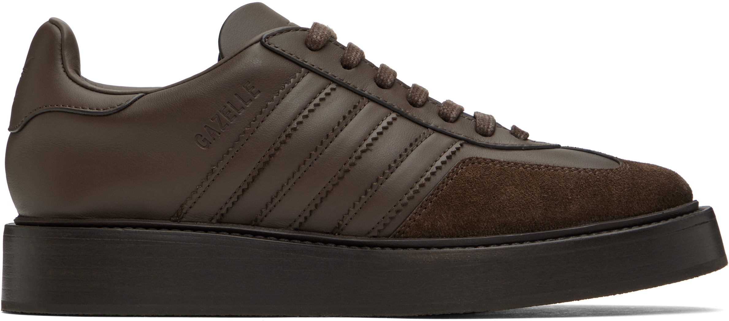 adidas Originals Brown Gazelle Indoor Sneakers | SSENSE