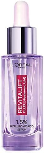 L'Oreal Paris 1.5% Pure Concentrated Hyaluronic Acid Serum Revitalift Filler, Clear, 30 ml | Amazon (UK)