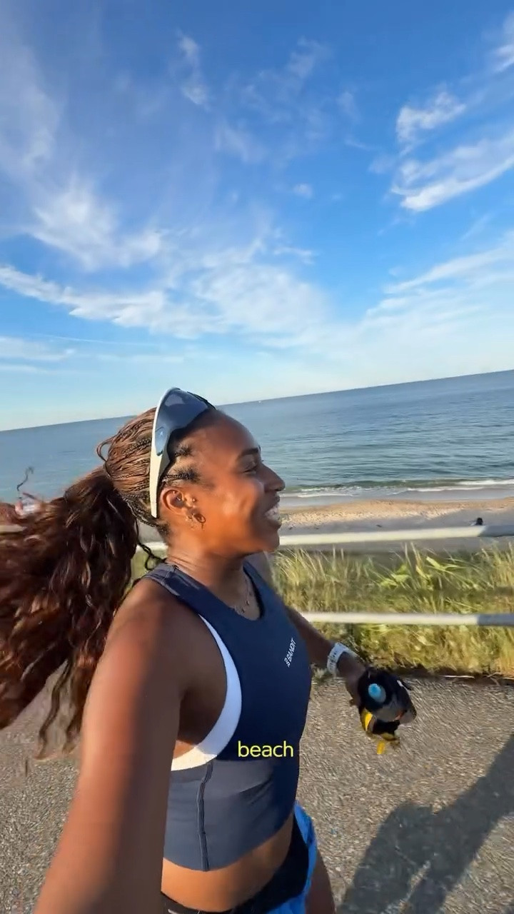 First time in Martha's Vineyard so of course I had to go on a fun 5 mile exploration run✨🤸🏾‍♀️