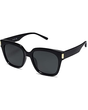 SOJOS Classic Polarized Sunglasses for Women Men Trendy Square Frame SJ2149 | Amazon (US)