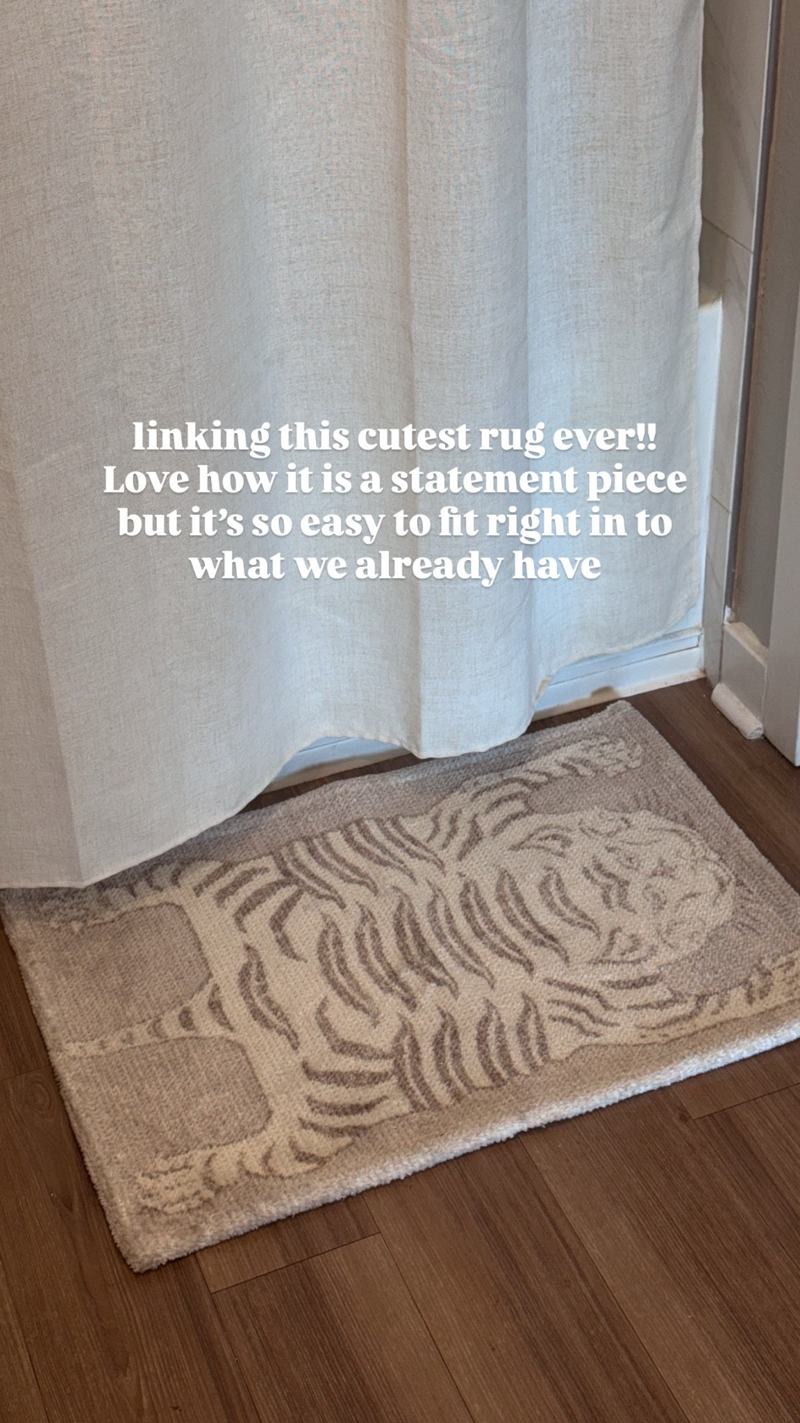 Cutie affordable bathroom statement piece!

#LTKHome #LTKU #LTKselfcare