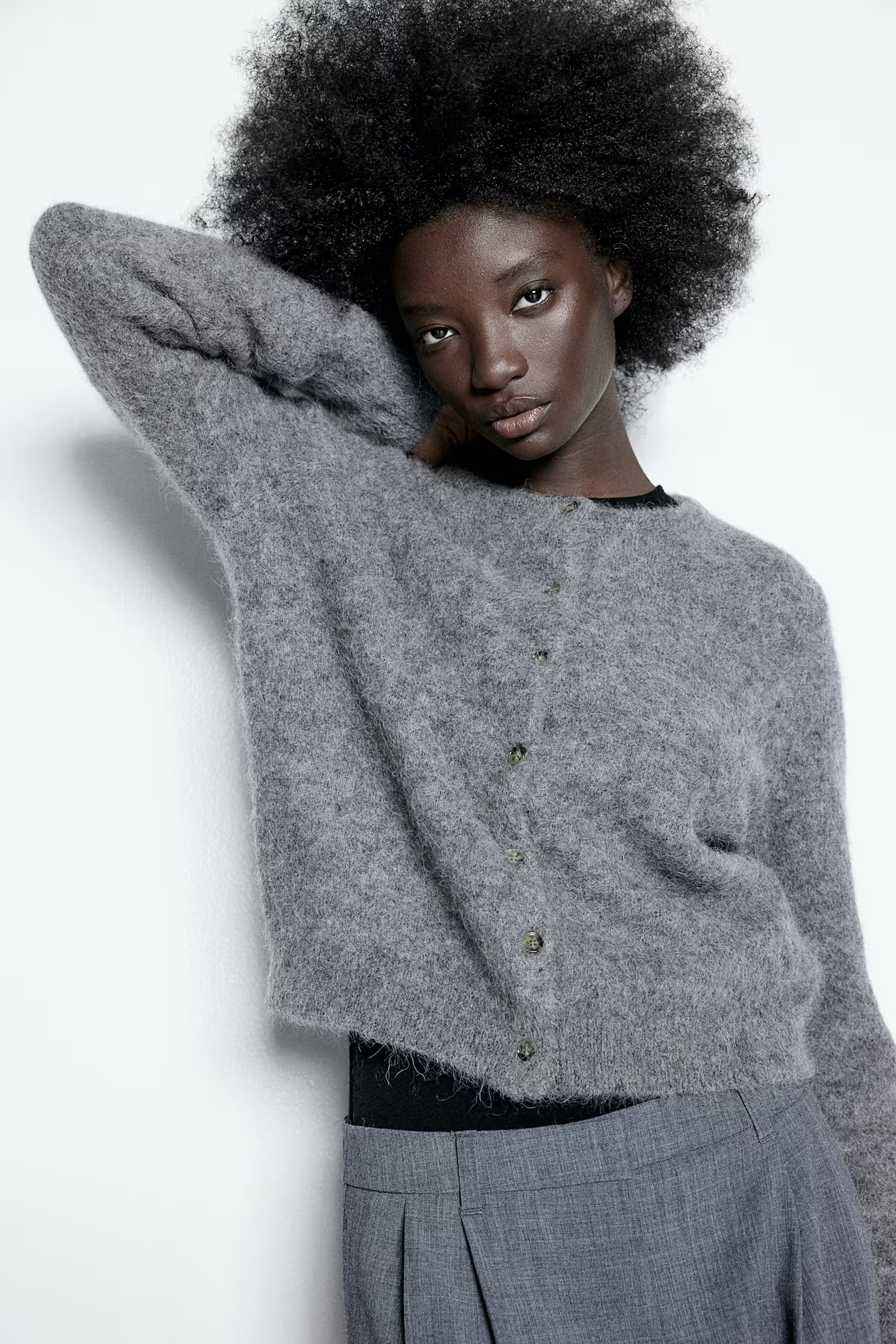 Alpaca-blend cardigan | H&M (UK, MY, IN, SG, PH, TW, HK)