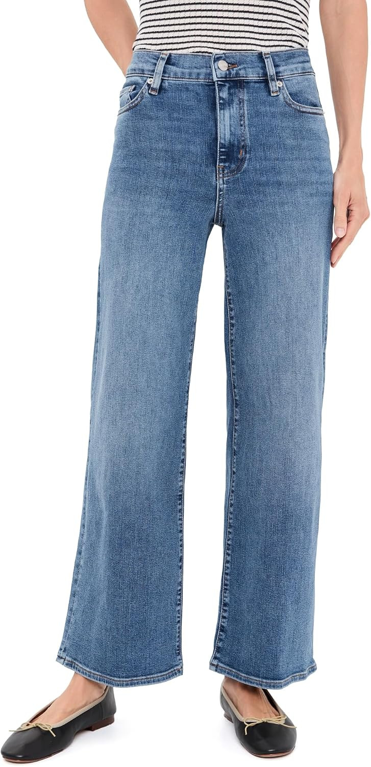 FRAME Women's Petite Pixie Le Slim Palazzo Jeans | Amazon (US)
