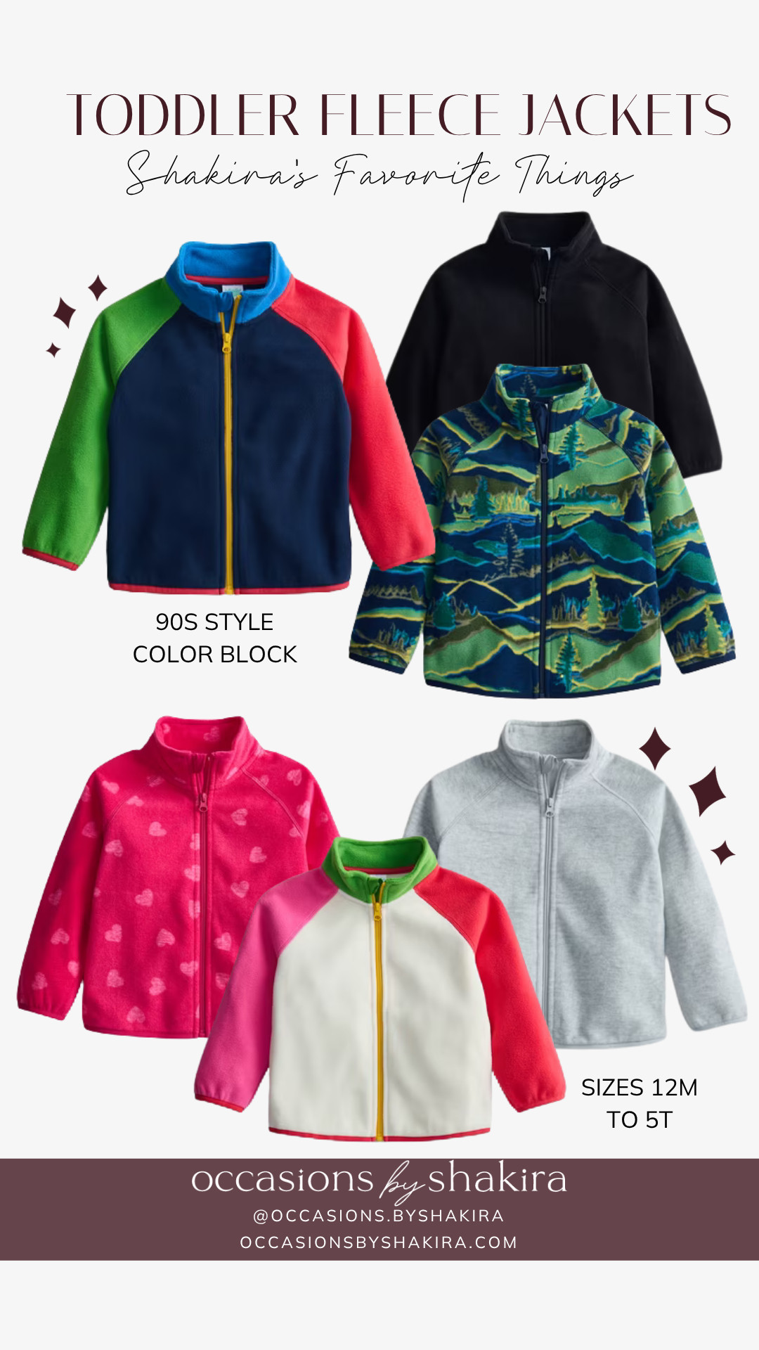Fleece jackets for littles in cool prints and colors. 

 #LTKmomlife #LTKSeasonal #LTKKids
