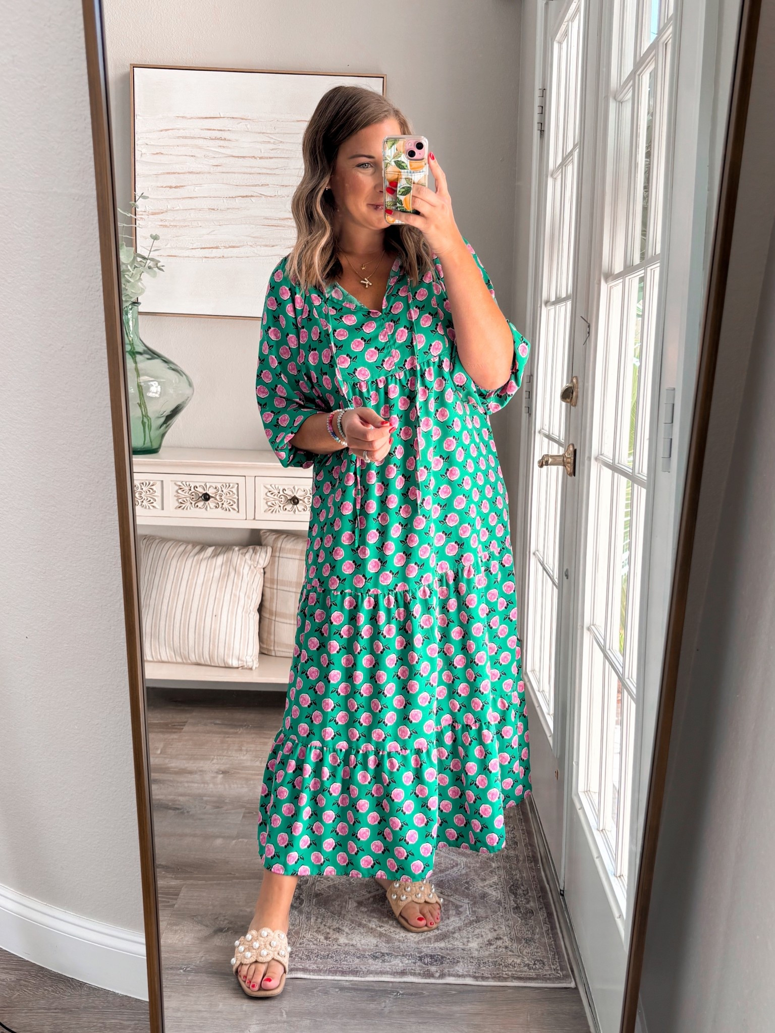 Today’s outfit makes me happy- sometimes just looking good makes me feel better!! 💚💗

TTS- medium 

#LTKStyleTip #LTKFindsUnder50 #LTKMidsize