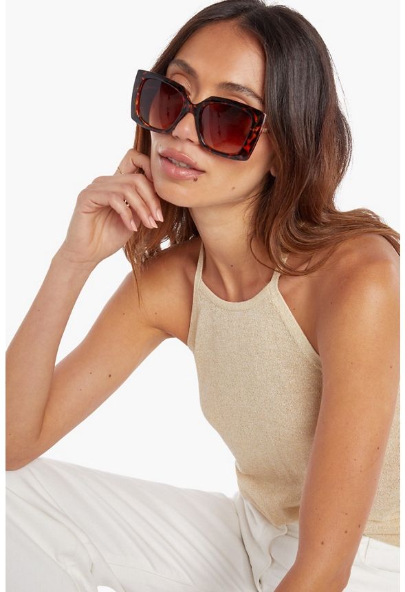 Oversized Square Sunglasses | JustFab