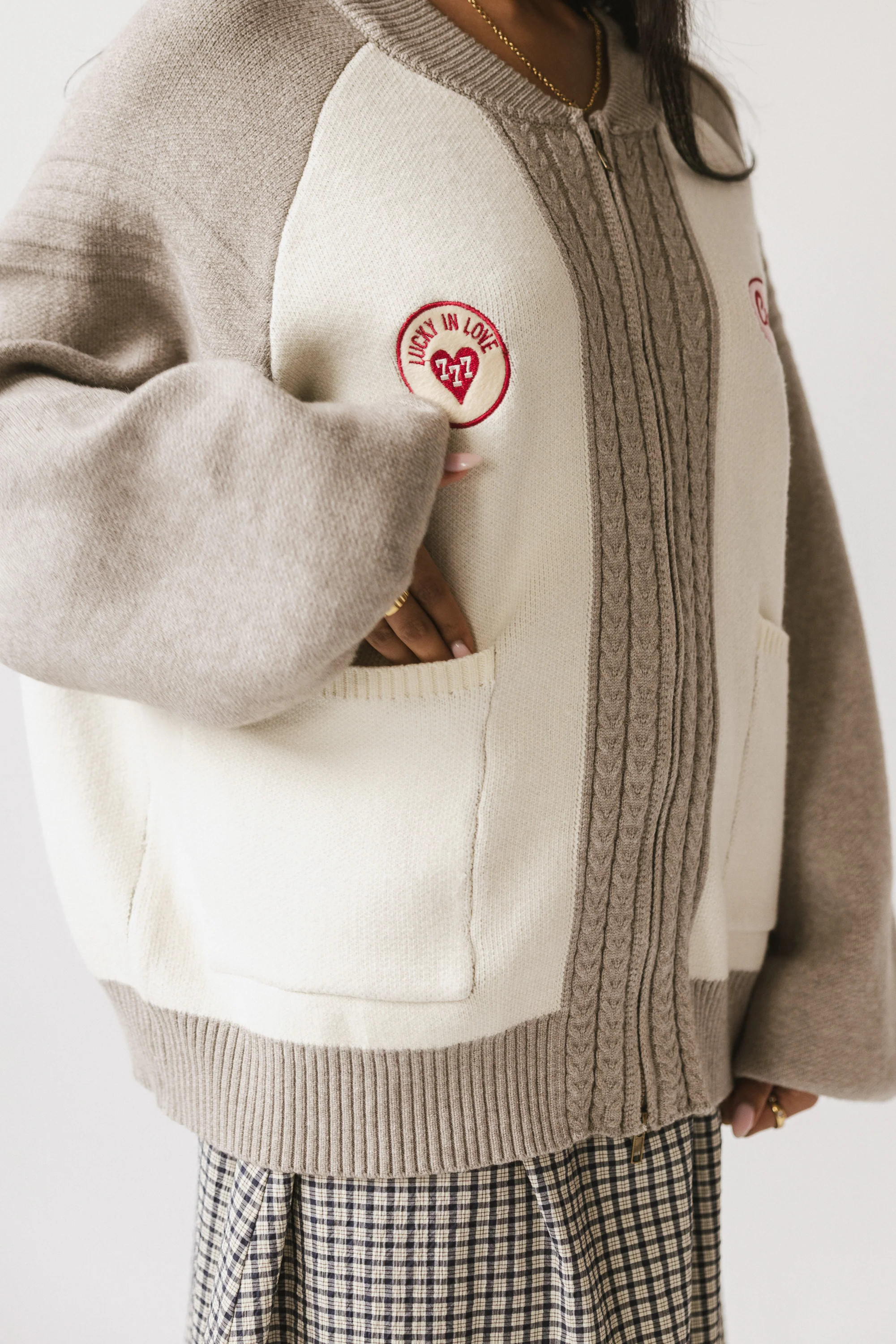 Paula Oversized Jacket in Grey | Böhme US