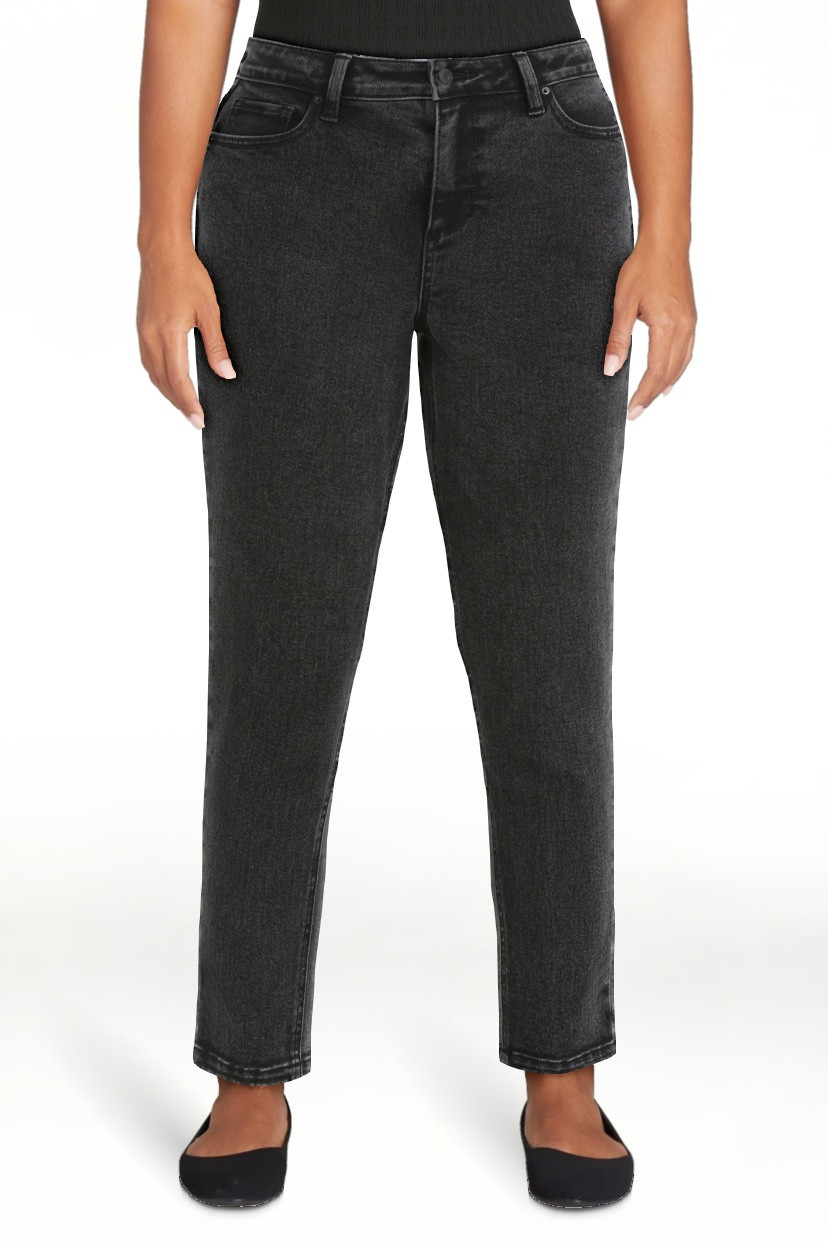 Time and Tru Women's High Rise Mom Jeans, 27" Inseam, Sizes 0-20 | Walmart (US)