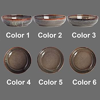 Amazon.com: KYBSCZ 30oz Pasta bowls set - 8" serving bowls - salad bowls set of 4 - Large ceramic... | Amazon (US)