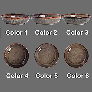 Amazon.com: KYBSCZ 30oz Pasta bowls set - 8" serving bowls - salad bowls set of 4 - Large ceramic... | Amazon (US)