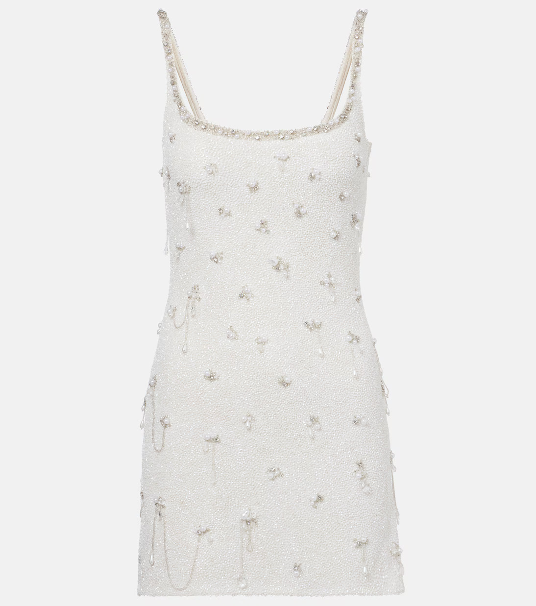 Droplet embellished beaded minidress | Mytheresa (UK)
