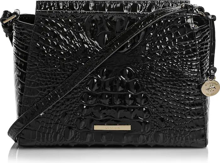 Brahmin Hillary Croc Embossed Leather Crossbody Bag | Nordstrom | Nordstrom