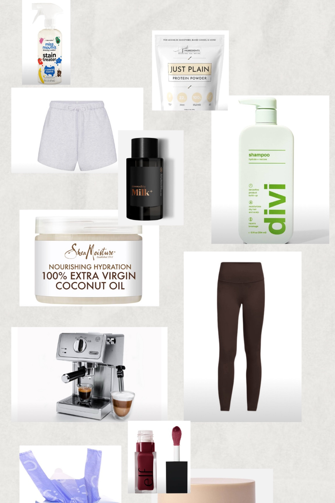 Products I’ve been loving a bit extra lately!

I need to shout out these diaper bags. We have had a diaper trash for years now and it reeks no matter what. I finally switched over to these “poop” bags instead and I would never again recommend a diaper trash. Get these instead and thank me later that you don’t have to smell that anymore iykyk

Leggings and shorts have been the only things I want and love wearing this pregnancy, I’ll take all the comfort I can get and these are it♥️
Shampoo and conditioner… in love. My hair feels absolutely amazing which it hasn’t for a while and I feel like this really cleanses so well and gets allll the build up out and leaves your hair feeling so soft.

Espresso machine- well it’s just great I love making lattes and all the special drinks

Perfume… omg this stuff smells so good. It changes with you but wow I tried sooo many at Sephora to find my scent and this got my vote so fast. It’s just so good

Coconut oil, originally got for my daughters scalp but it’s been helping me so much with dry skin and super good for avoiding stretch marks

Best protein powders, I absolutely adore this brand for everything but I’m just loving how I’m getting g so much protein now in my diet. 

And stain remover. This stuff has done wonders recently on my kids laundry. Try let a life saver

#LTKFindsUnder100 #LTKFamily #LTKSaleAlert