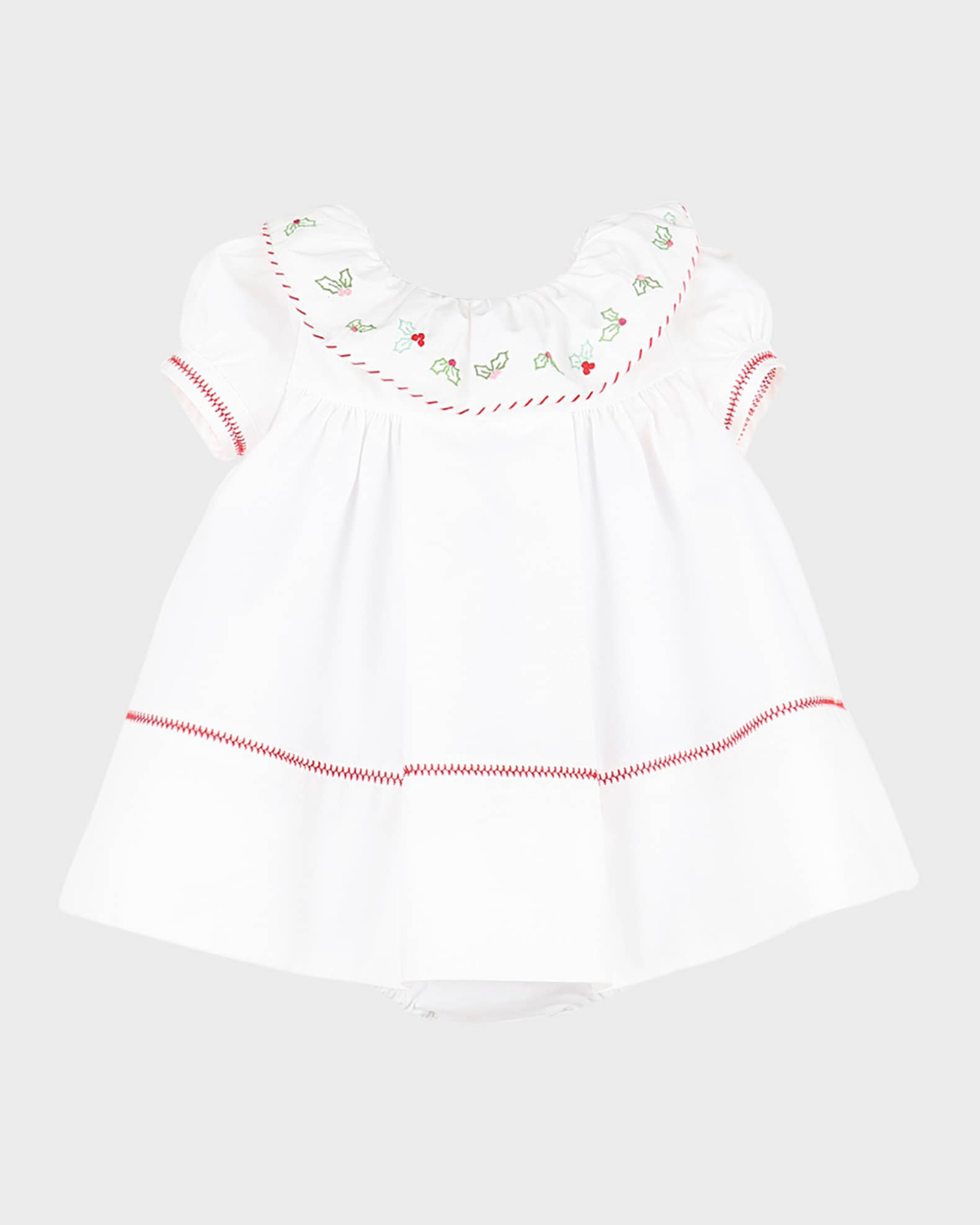 Girl's Merrymaker Dress W/ Bloomers, Size 3M-18M | Neiman Marcus