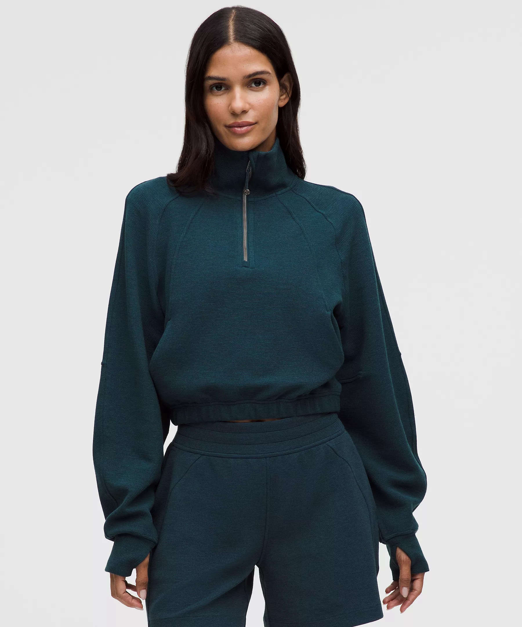 Scuba Cropped Funnel-Neck Half Zip | lululemon (CA)