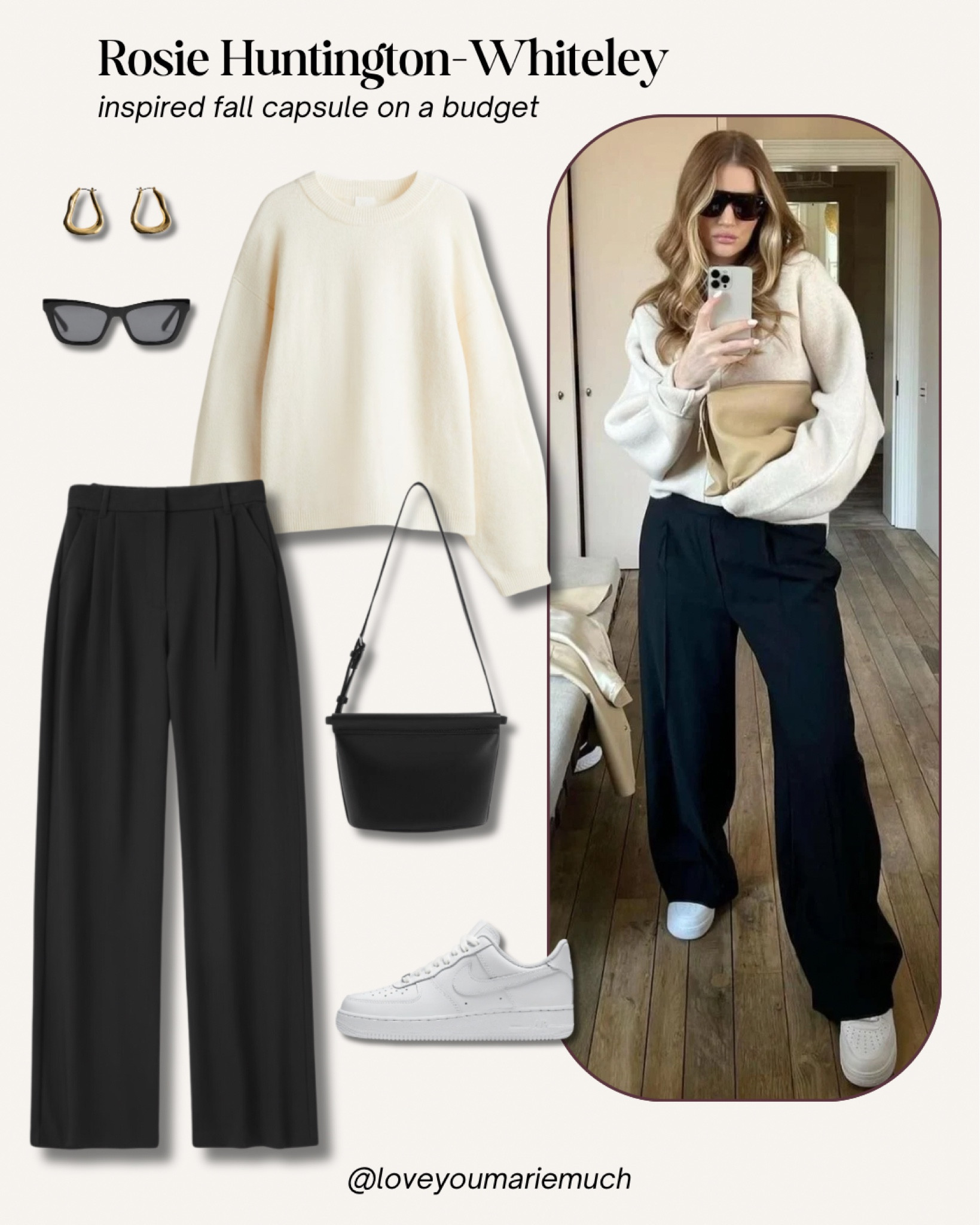 Outfit idea from the YouTube video “Rosie Huntington-Whiteley Inspired Fall Capsule Wardrobe Under $2000”. Watch the video on YouTube for the full breakdown of all the looks!

#LTKStyleTip #LTKWorkwear #LTKSeasonal