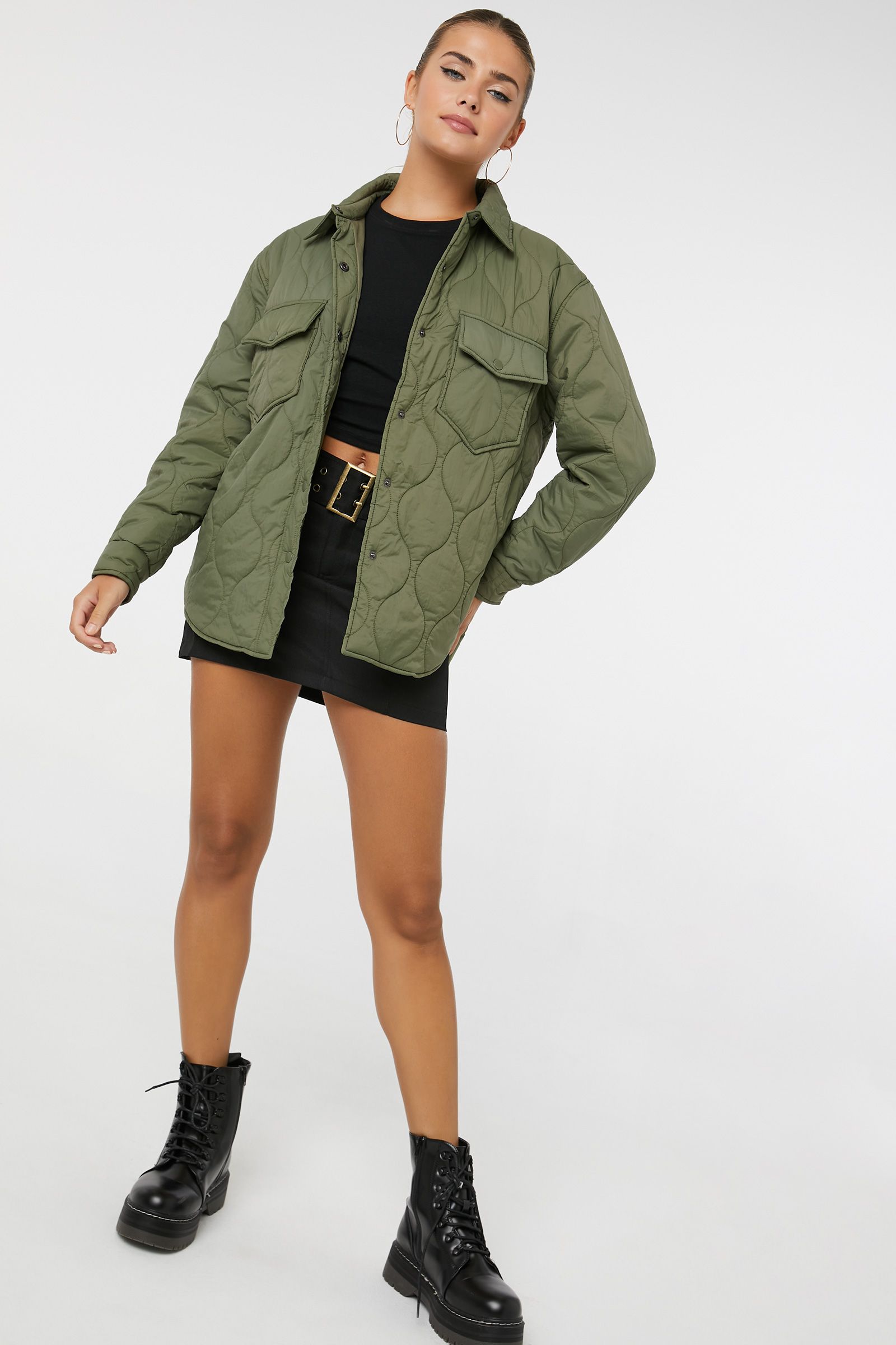 Quilted Shacket | Ardene