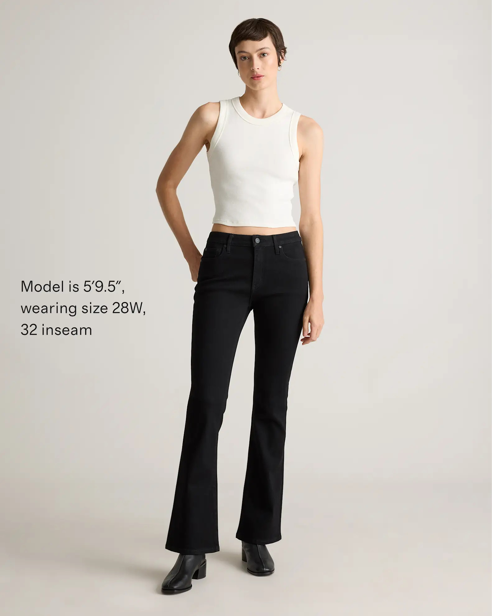Luna Stretch Flare Jeans | Quince