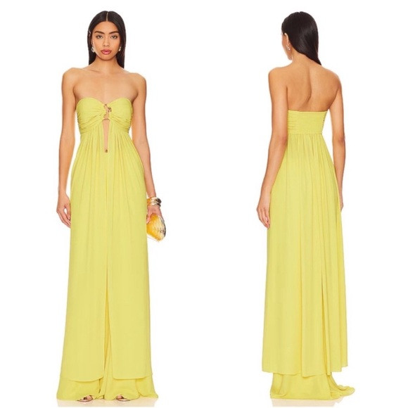 NWT Alexis x Revolve Mireya Top in Yellow | Poshmark