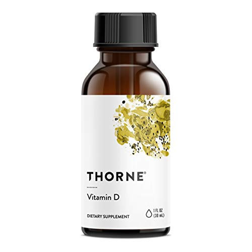 THORNE Vitamin D Liquid - Vitamin D Supplement - Supports Healthy Bones and Muscles, Cardiovascular Health, and Immune Function* - 1 Fl Oz (30 ml)- 600 Servings | Amazon (US)